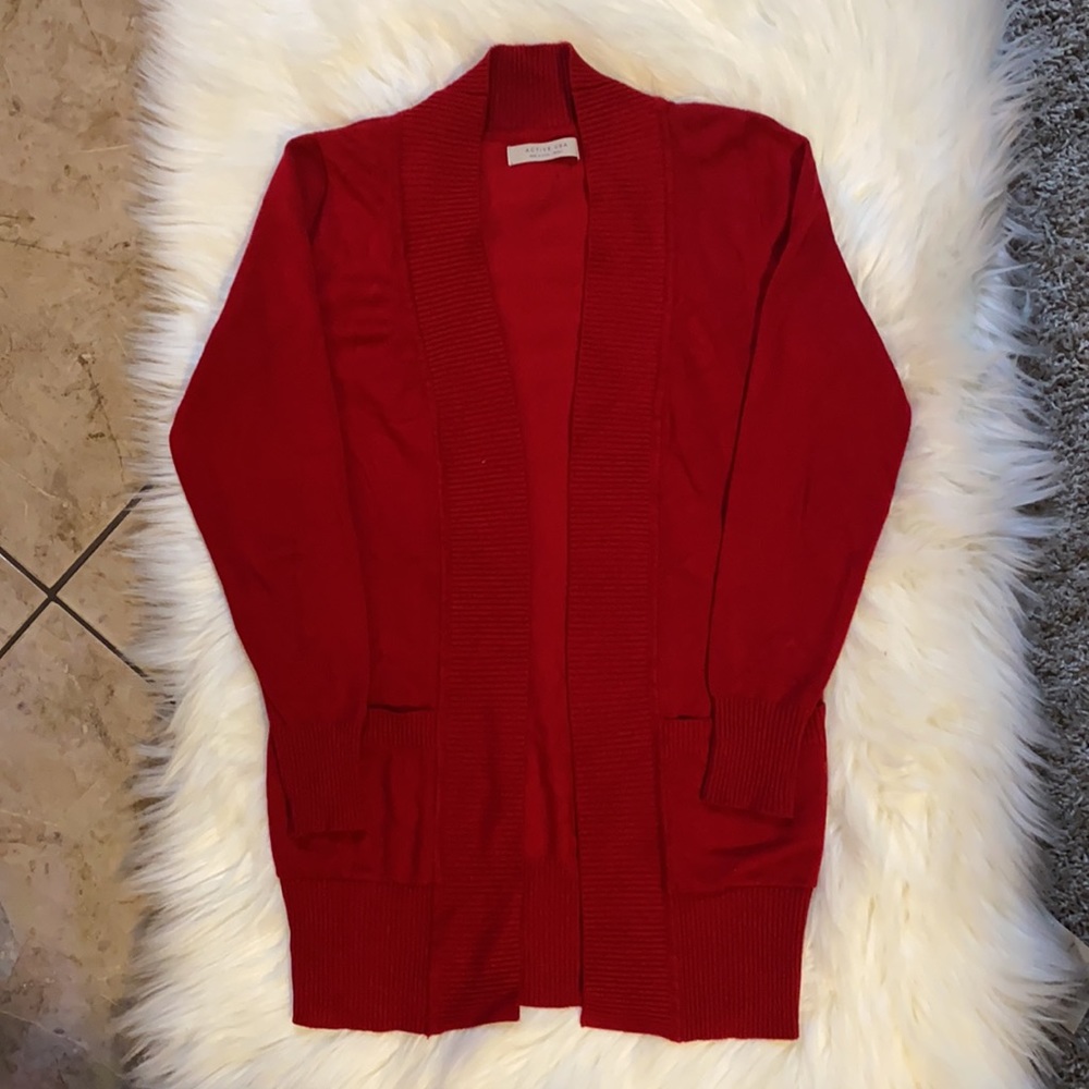 Red Cardigan - Picture 2 of 4